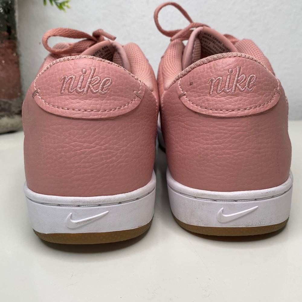 Nike Court Vintage Premium Pink Leather Sneakers Casual Shoes Size 12 - Picture 6 of 9